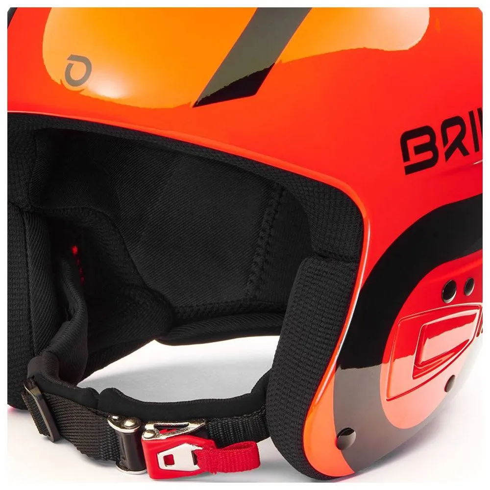 Helmet Briko ---Vulcano Fis 6.8 Junior Shiny Orange Black