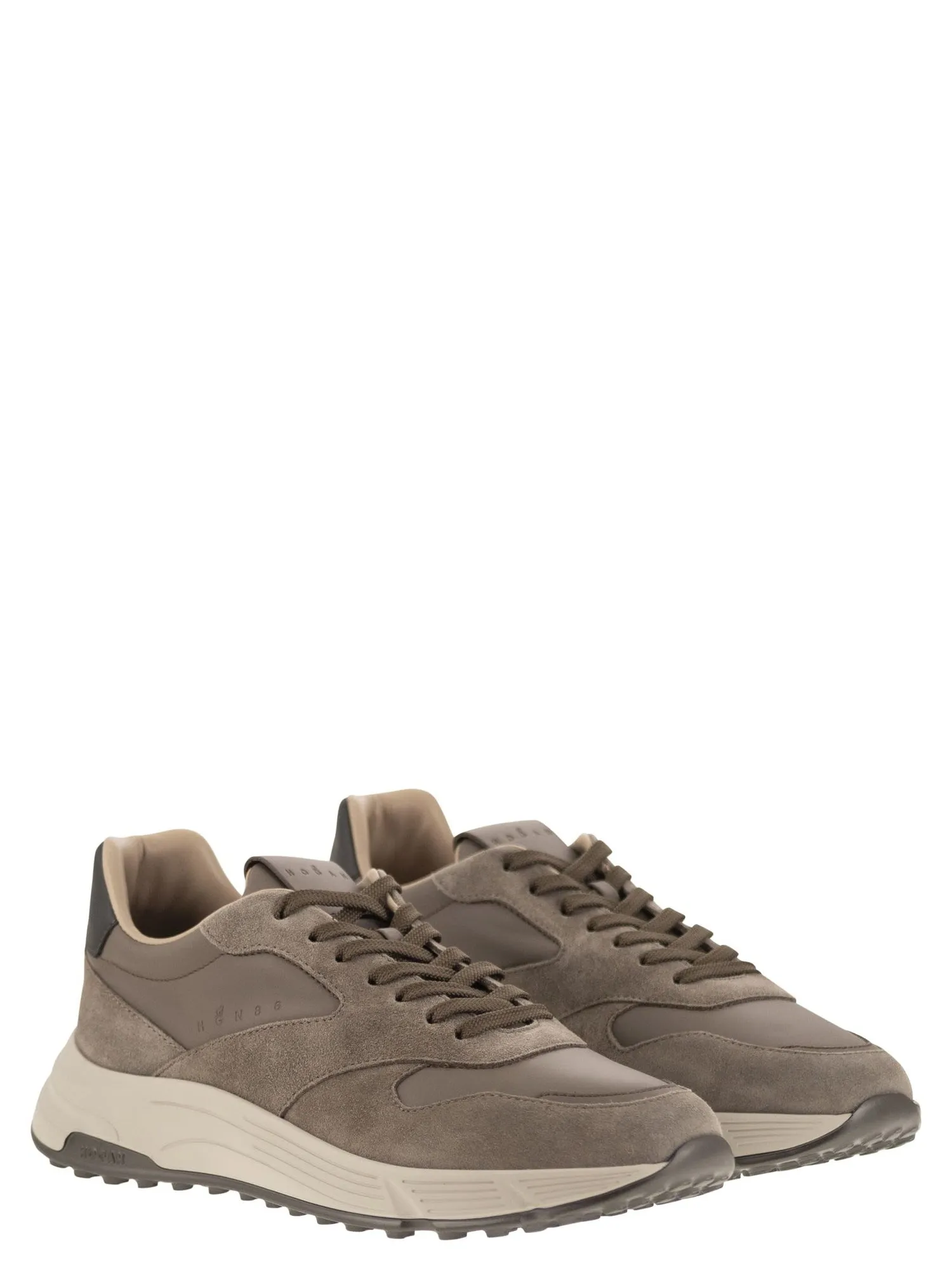 Hogan    Hogan Hyperlight Trainers In Suede And Fabric