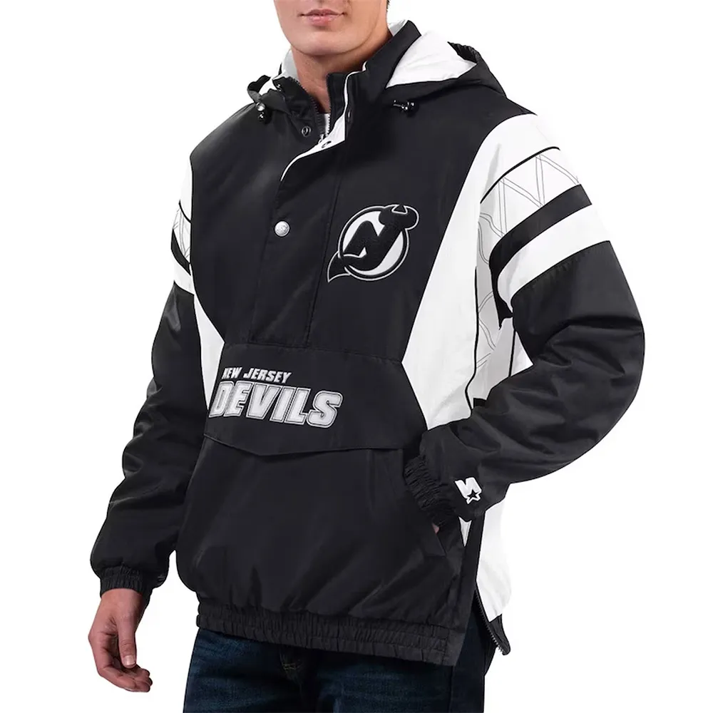 Home Team New Jersey Devils Half-Zip Hoodie Jacket