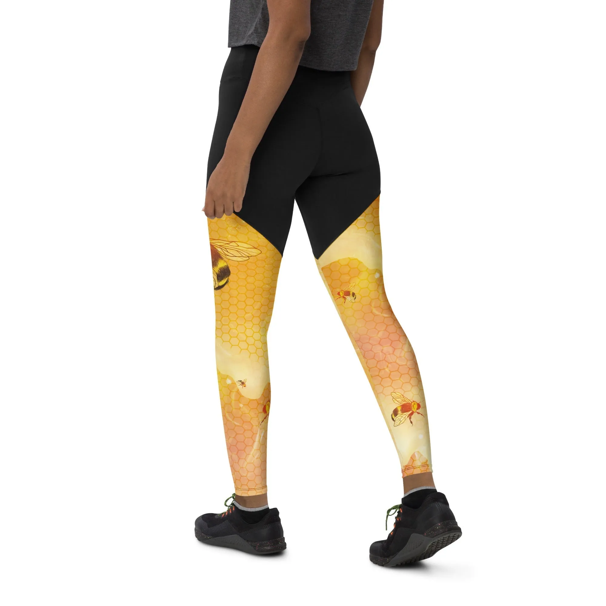 Honey Bee Compression Leggings