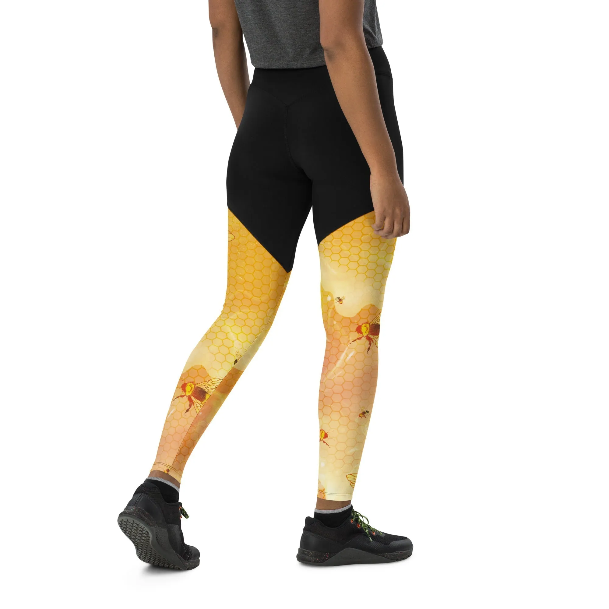 Honey Bee Compression Leggings