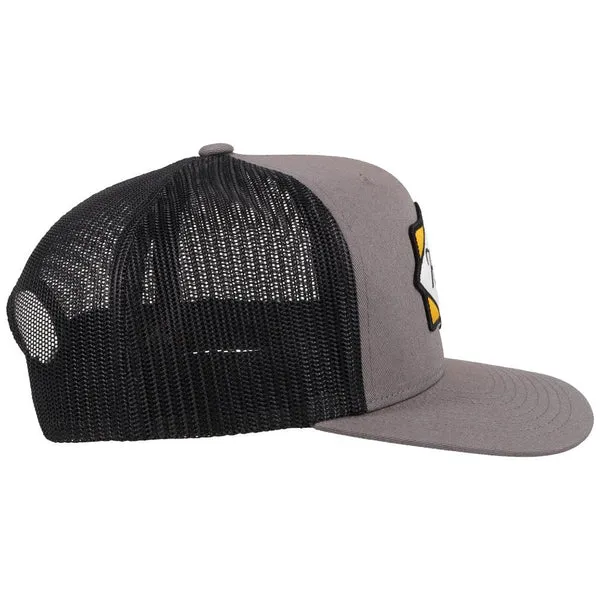 Hooey Diamond Grey & Black Trucker Hat