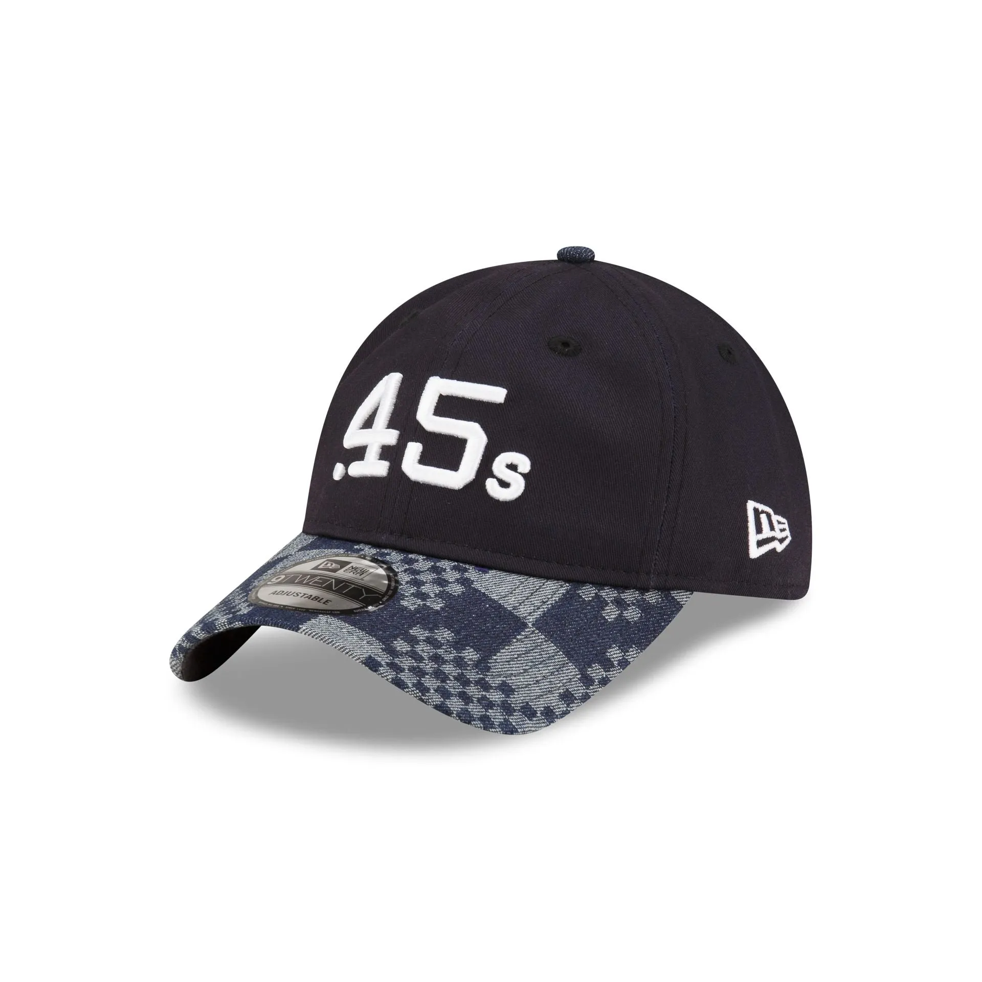 Houston Astros Pattern Denim 9TWENTY Adjustable Hat