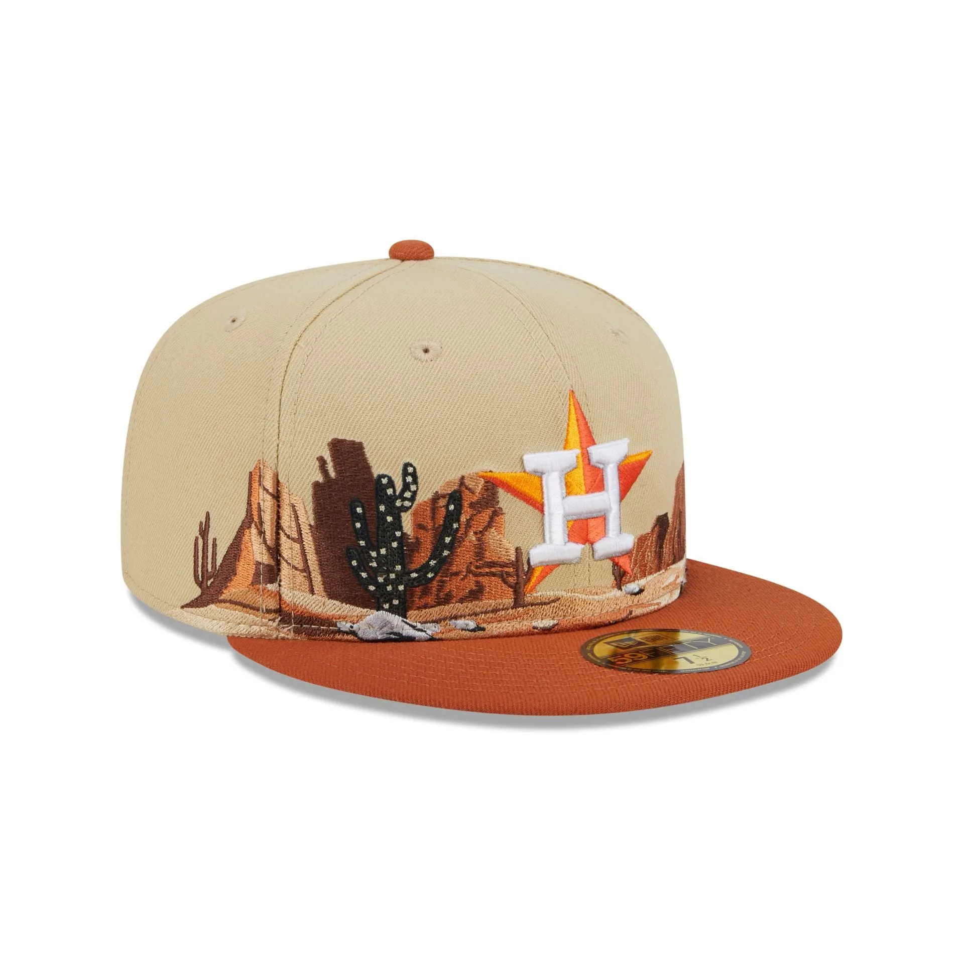 Houston Astros Team Landscape 59FIFTY Fitted Hat