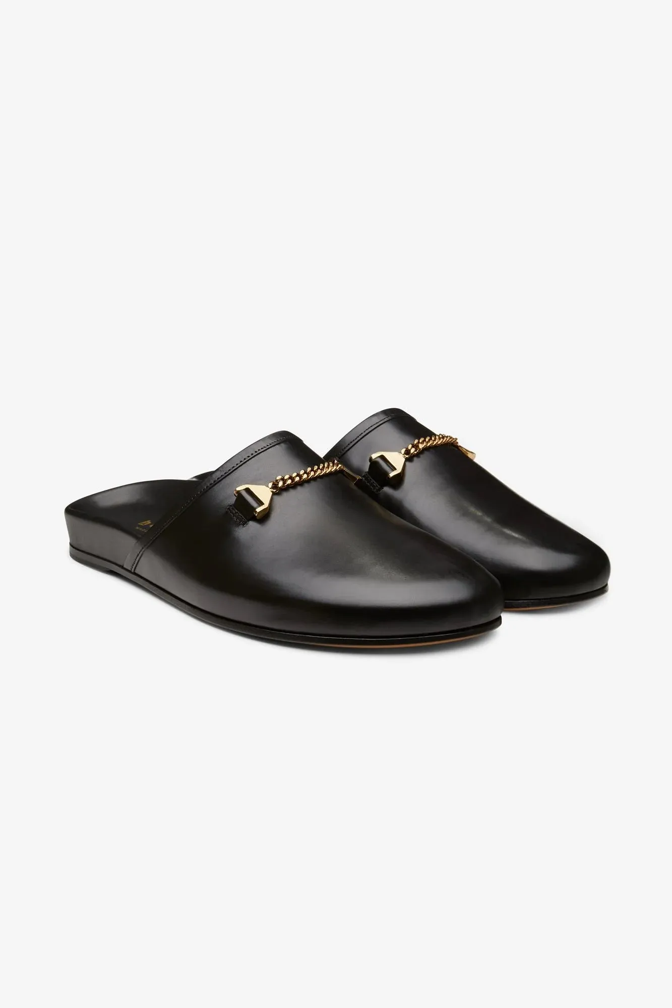 Hyusto   Quincy Slipper Black Leather