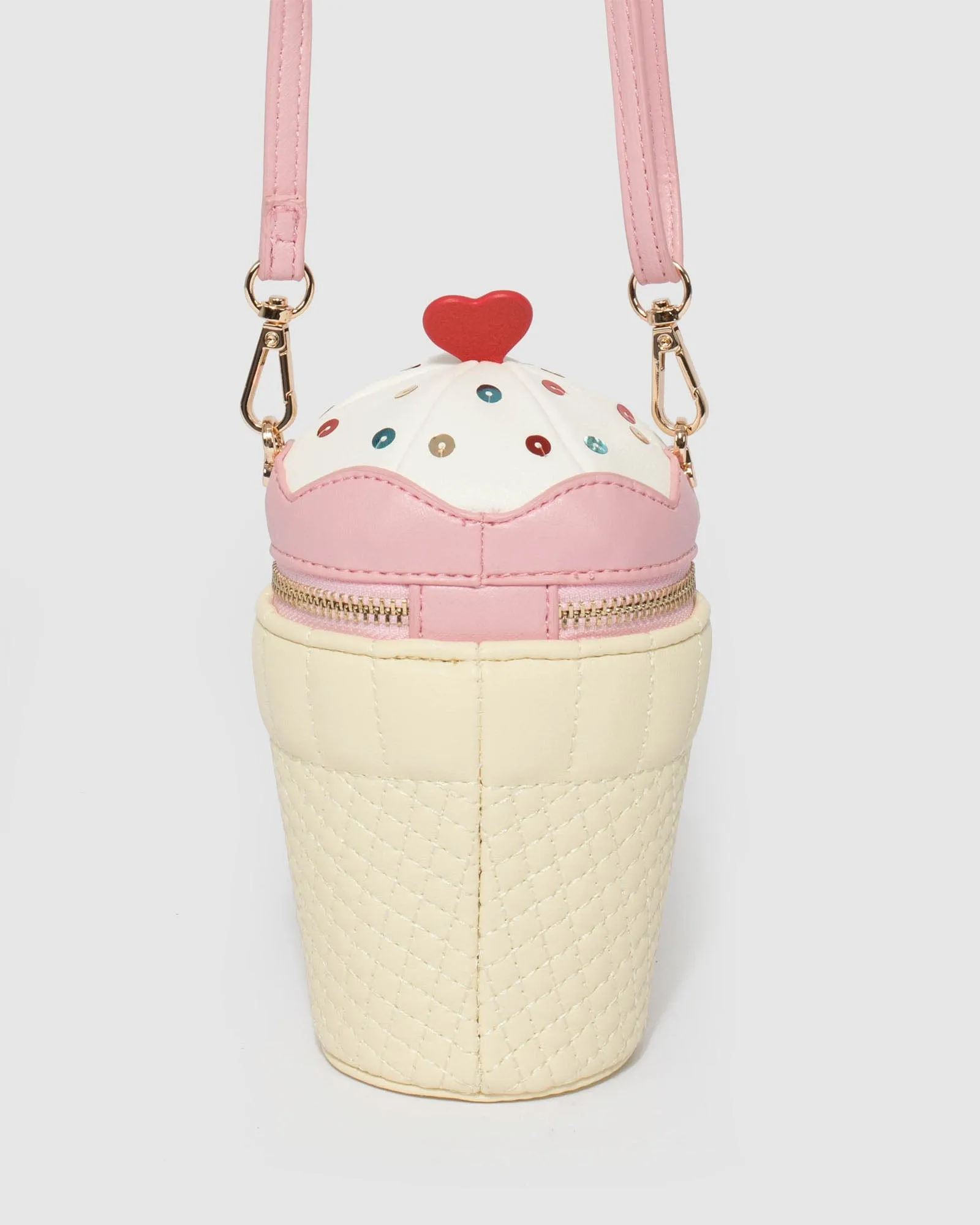 Ice Cream Pink Crossbody Bag