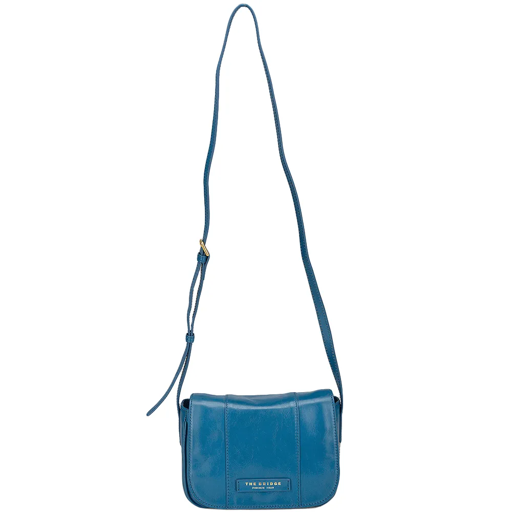 Italian Mini Shoulder Bag  Blue/ Gold  -  43636 01 6A NH