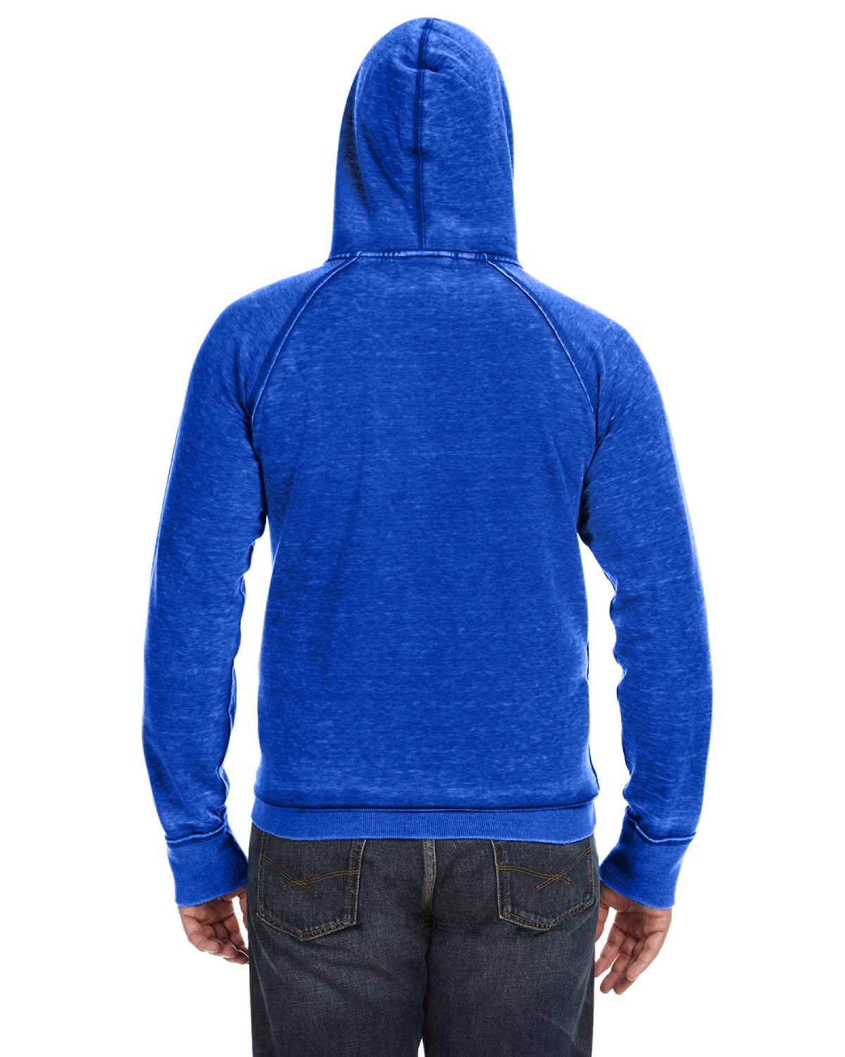 J8915 J-America Adult Vintage Zen Hooded Pullover Fleece SKU: J8915