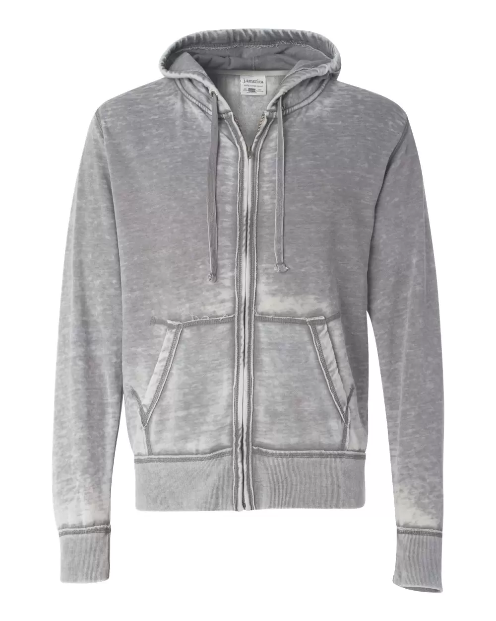 J8916 J-America Adult Vintage Zen Full-Zip Hooded Fleece SKU: J8916