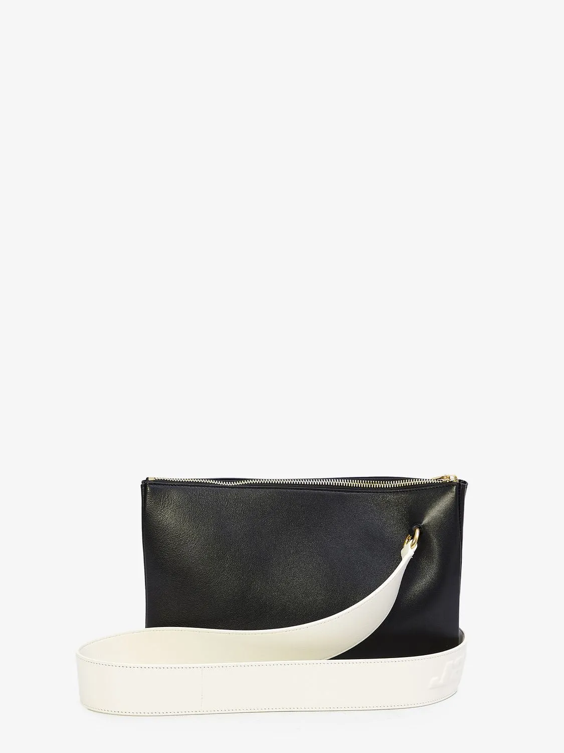 JIL SANDER Black Nappa Leather Shoulder Bag for Women | FW23