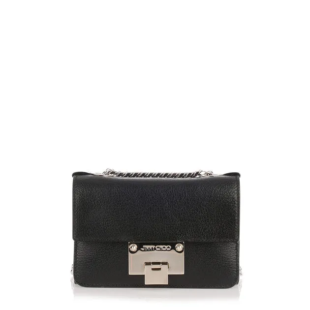 Jimmy Choo Rebel Soft Mini black leather bag