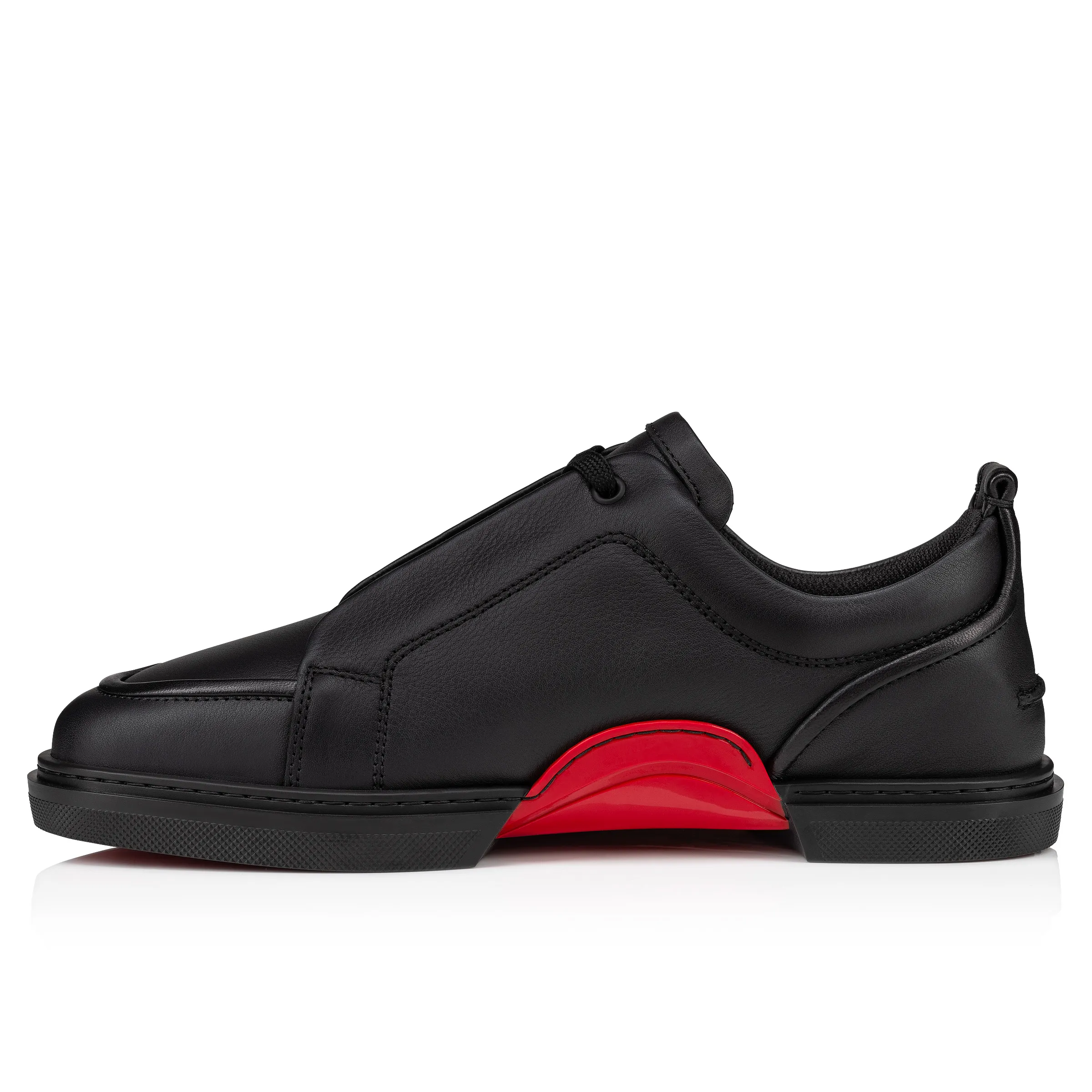 Jimmy Sneakers - Calf leather and nappa leather - Black - Men