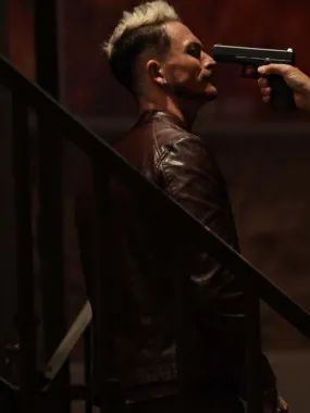 Jonathan Tucker God Is a Bullet 2023 Leather Jacket