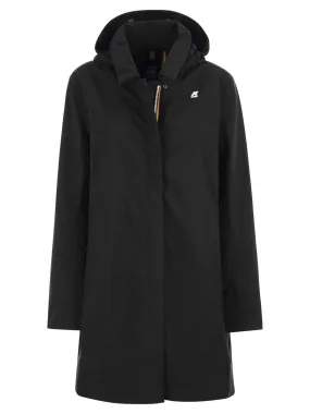 K Way    K Way Mathy Bonded Hooded Jacket