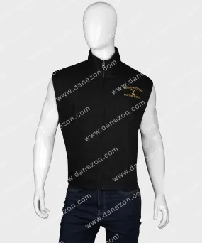 Kevin Costner Yellowstone John Dutton Black Vest