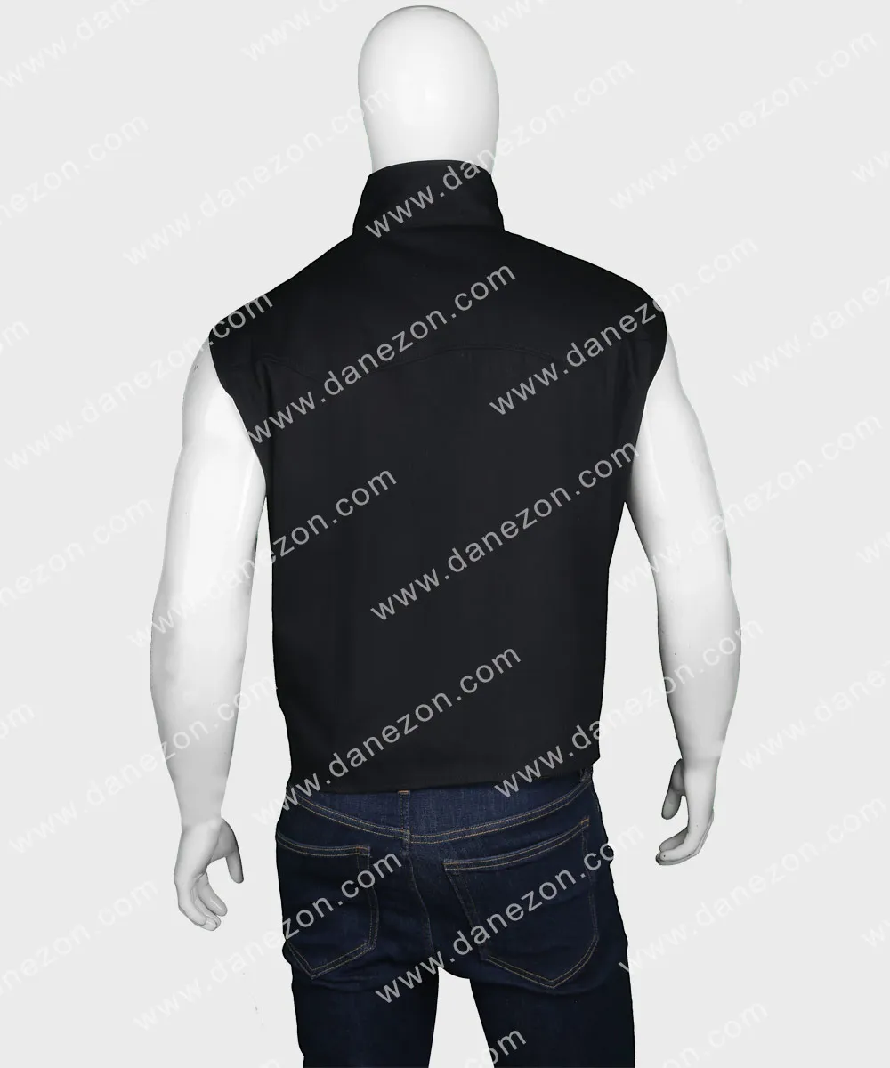 Kevin Costner Yellowstone John Dutton Black Vest