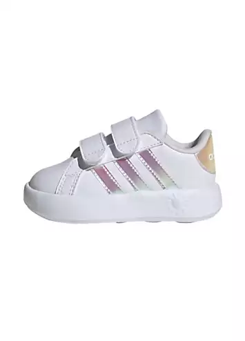 Kids Grand Court 2.0 Velcro Trainers by adidas Performance | Look Again