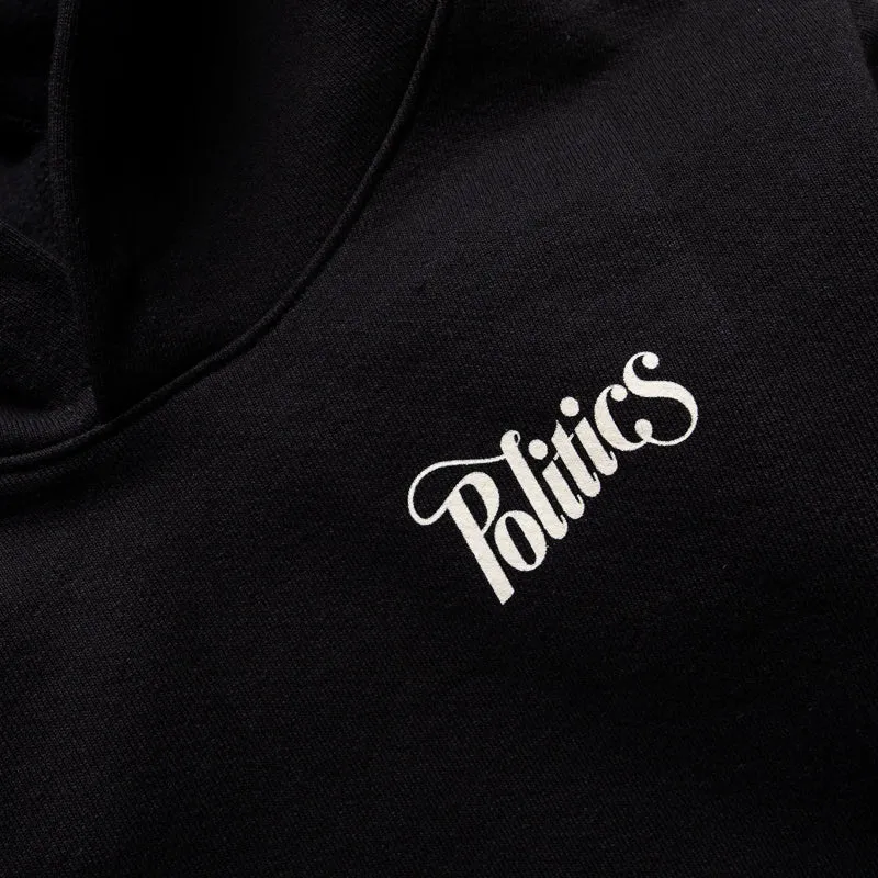 Kids Politics Hoodie - Black
