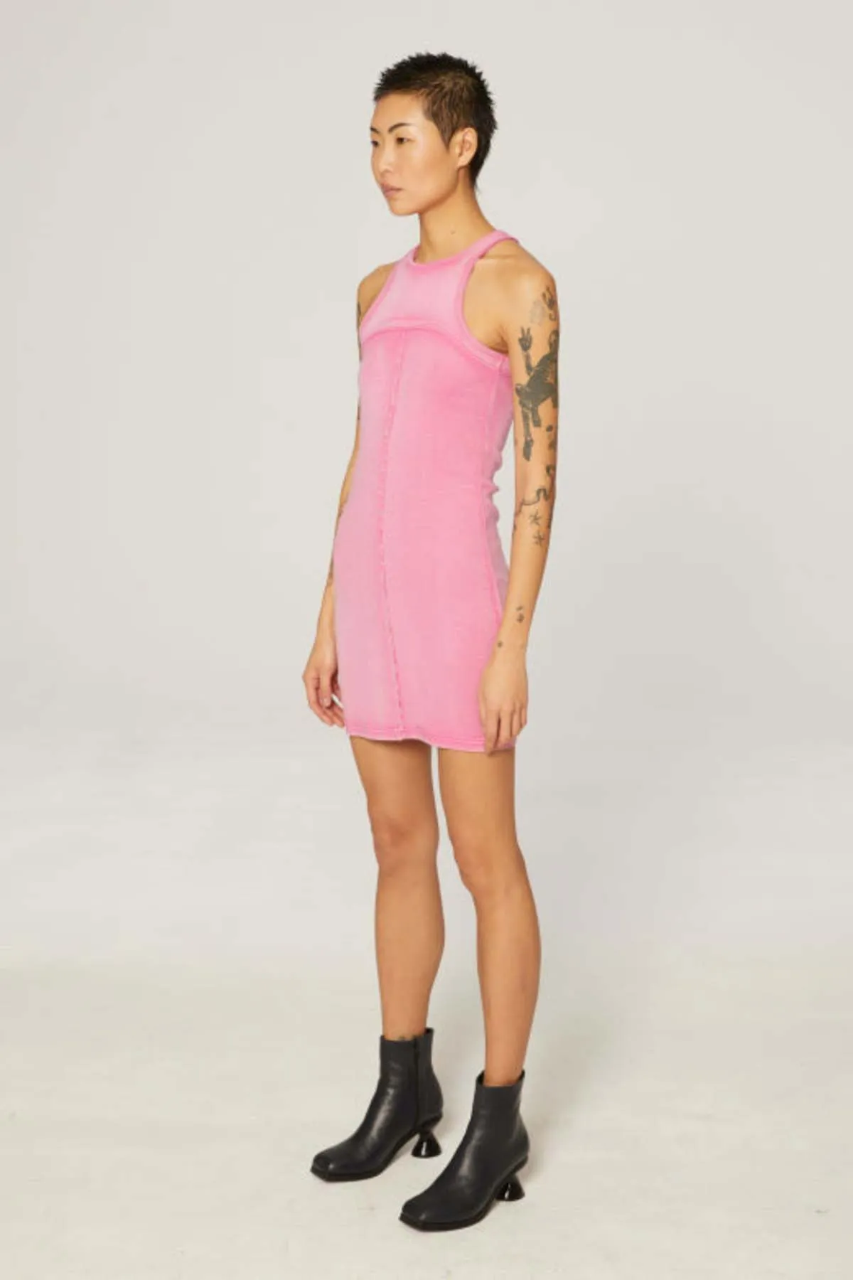 Lapped Dress - Petunia