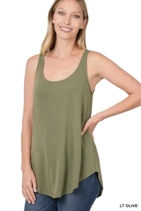 LIGHT OLIVE RELAXED FIT TANK