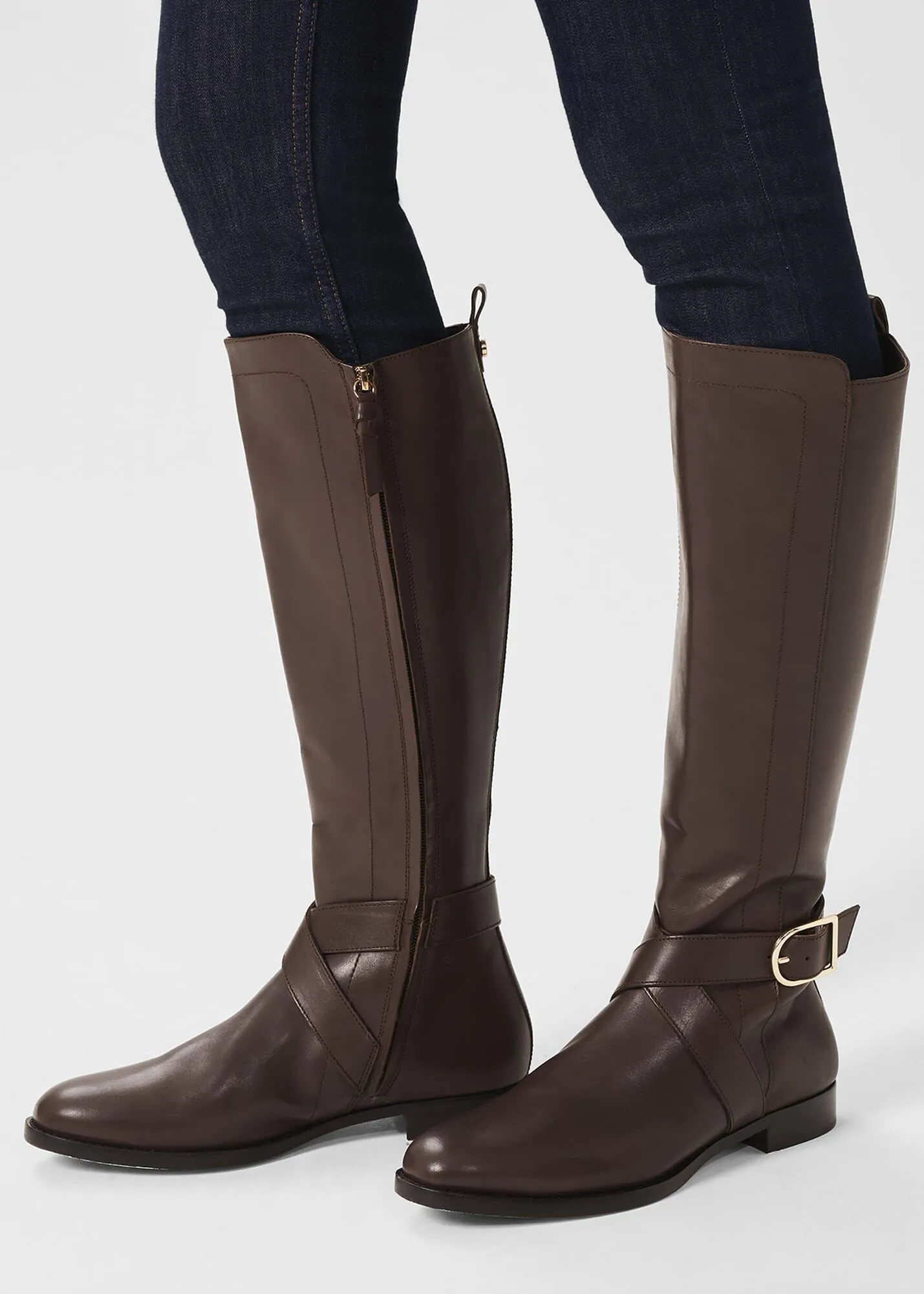 Lisette Leather Knee Boot 
