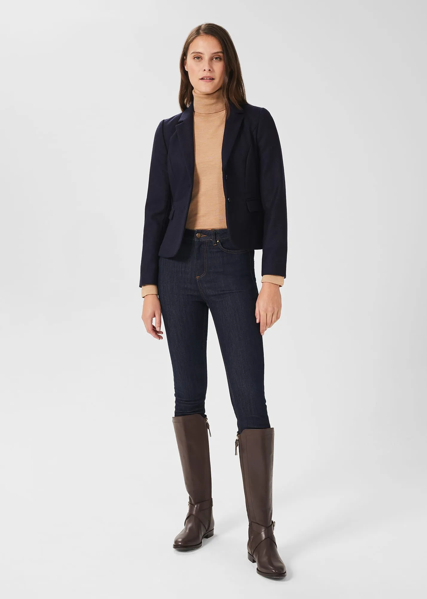 Lisette Leather Knee Boot 