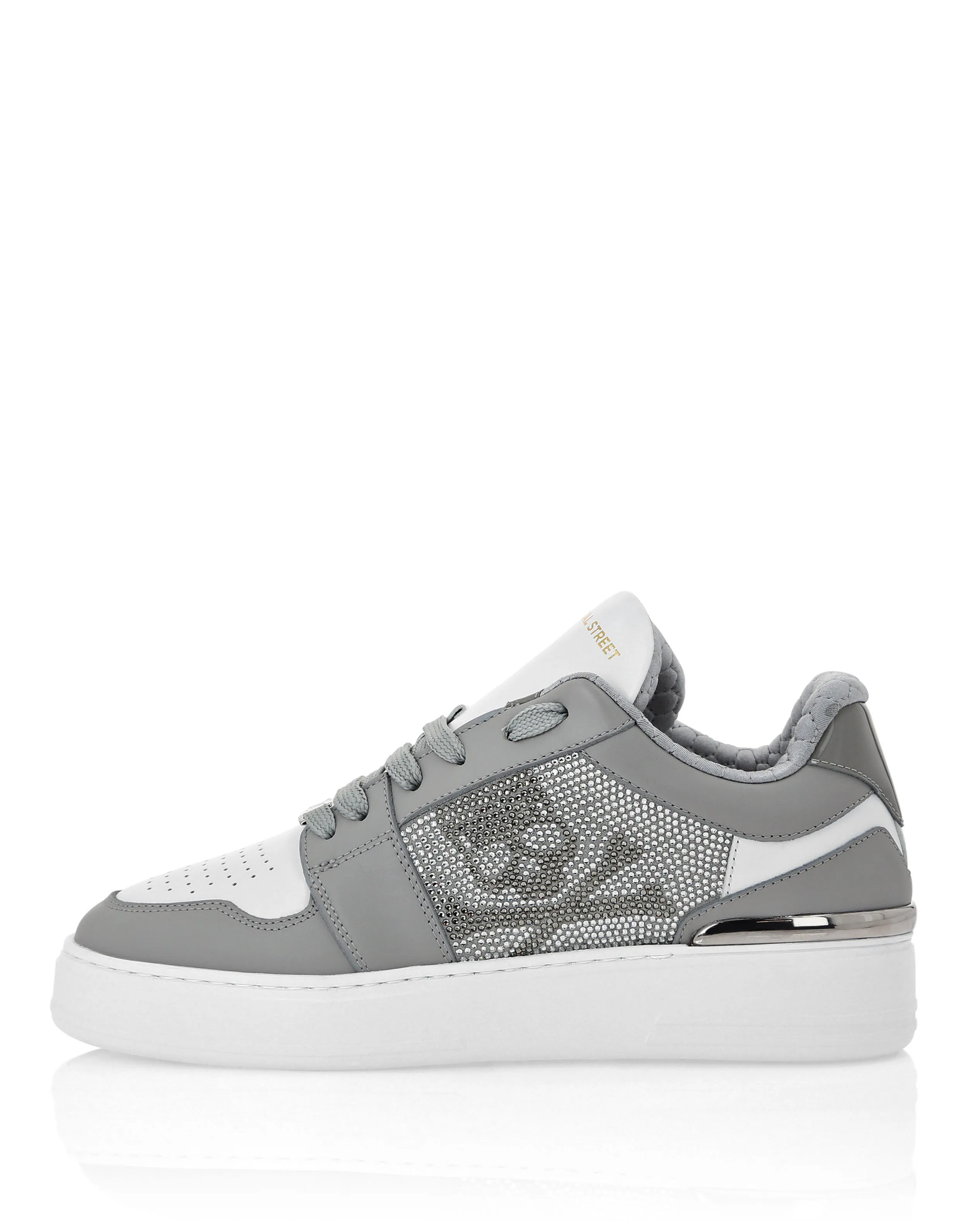 Lo-Top Crystal Leather Sneakers Skull&Bones