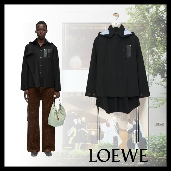 LOEWE  |Hooded parka in cotton