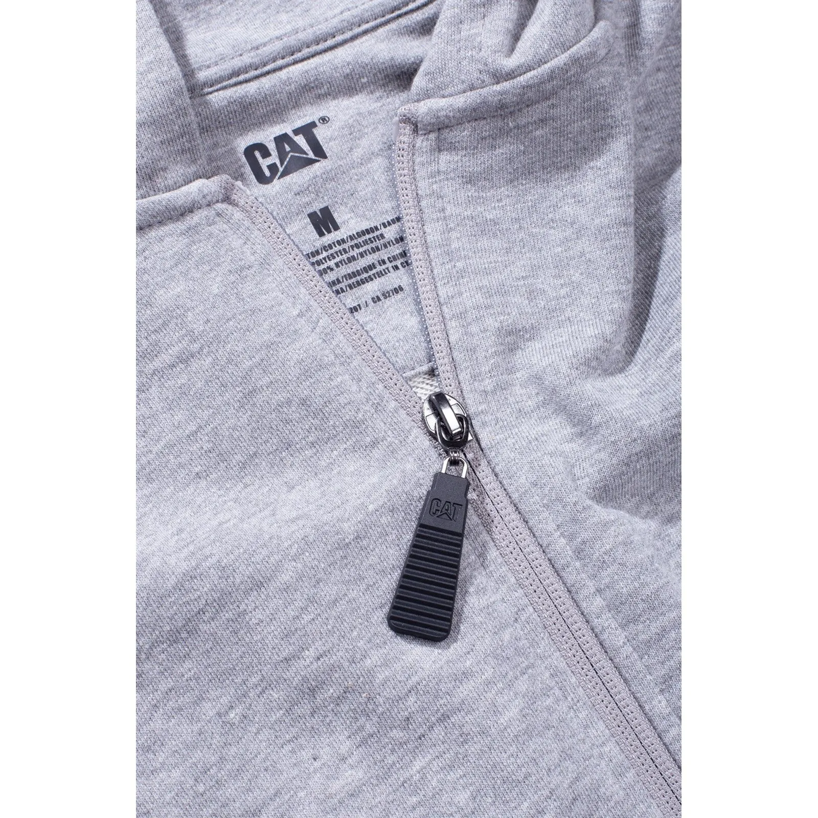 Loopback Full Zip Hoodie  Grey