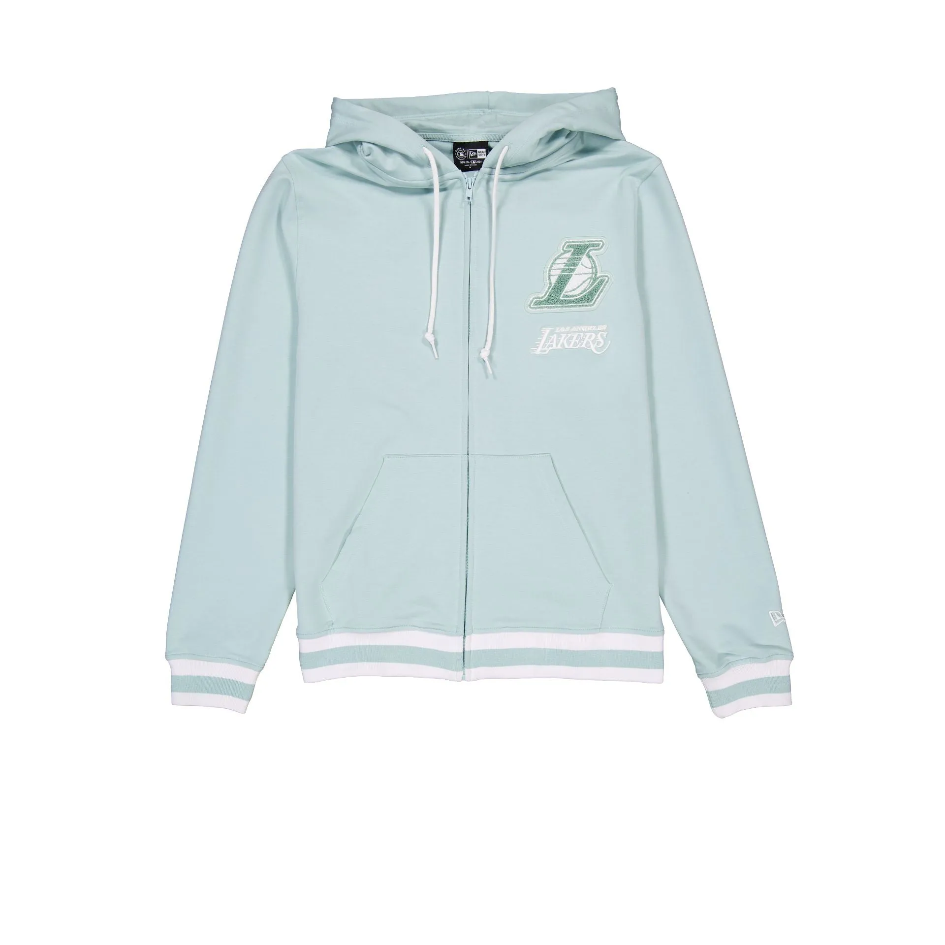 Los Angeles Lakers Minty Breeze Logo Select Hoodie Full-Zip