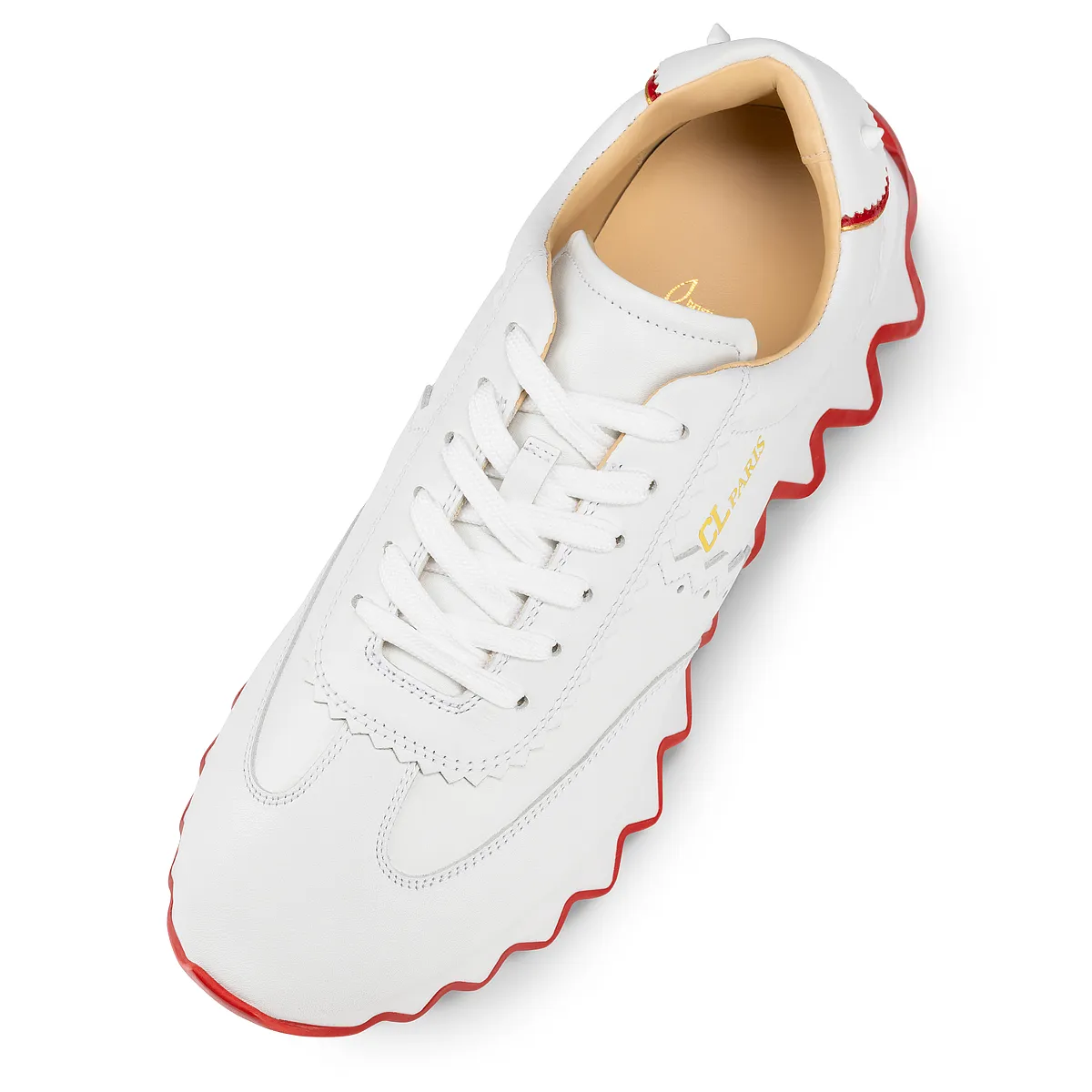 Loubishark Sneakers - Calf leather - White - Men