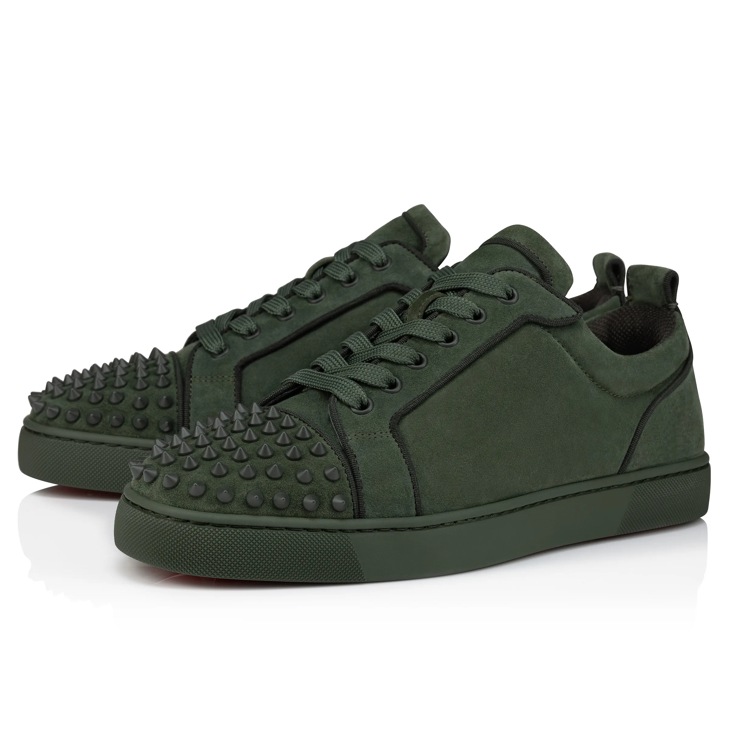 Louis Junior Spikes  Sneakers - Veau velours and spikes - Tennessee - Men