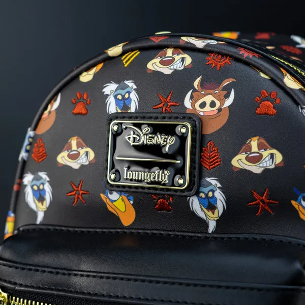 Loungefly x Disney The Lion King Faces AOP Mini Backpack