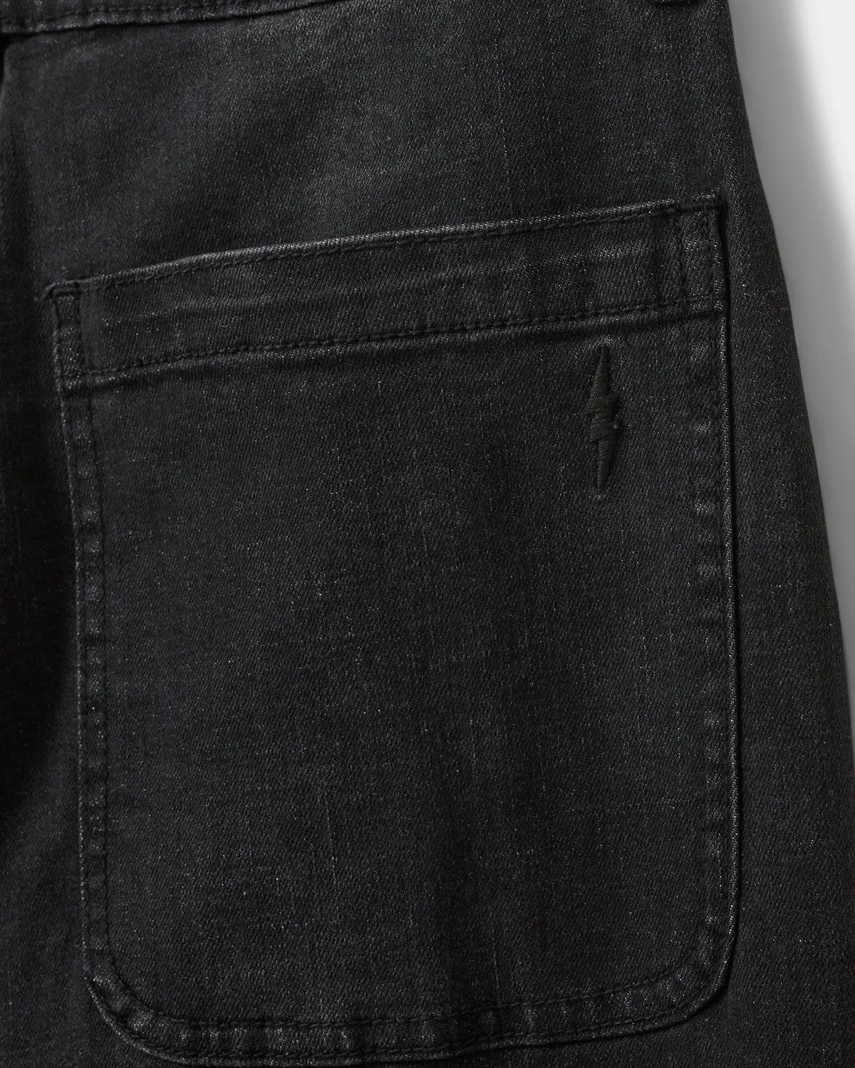 LUCCASW JEANS - Washed black