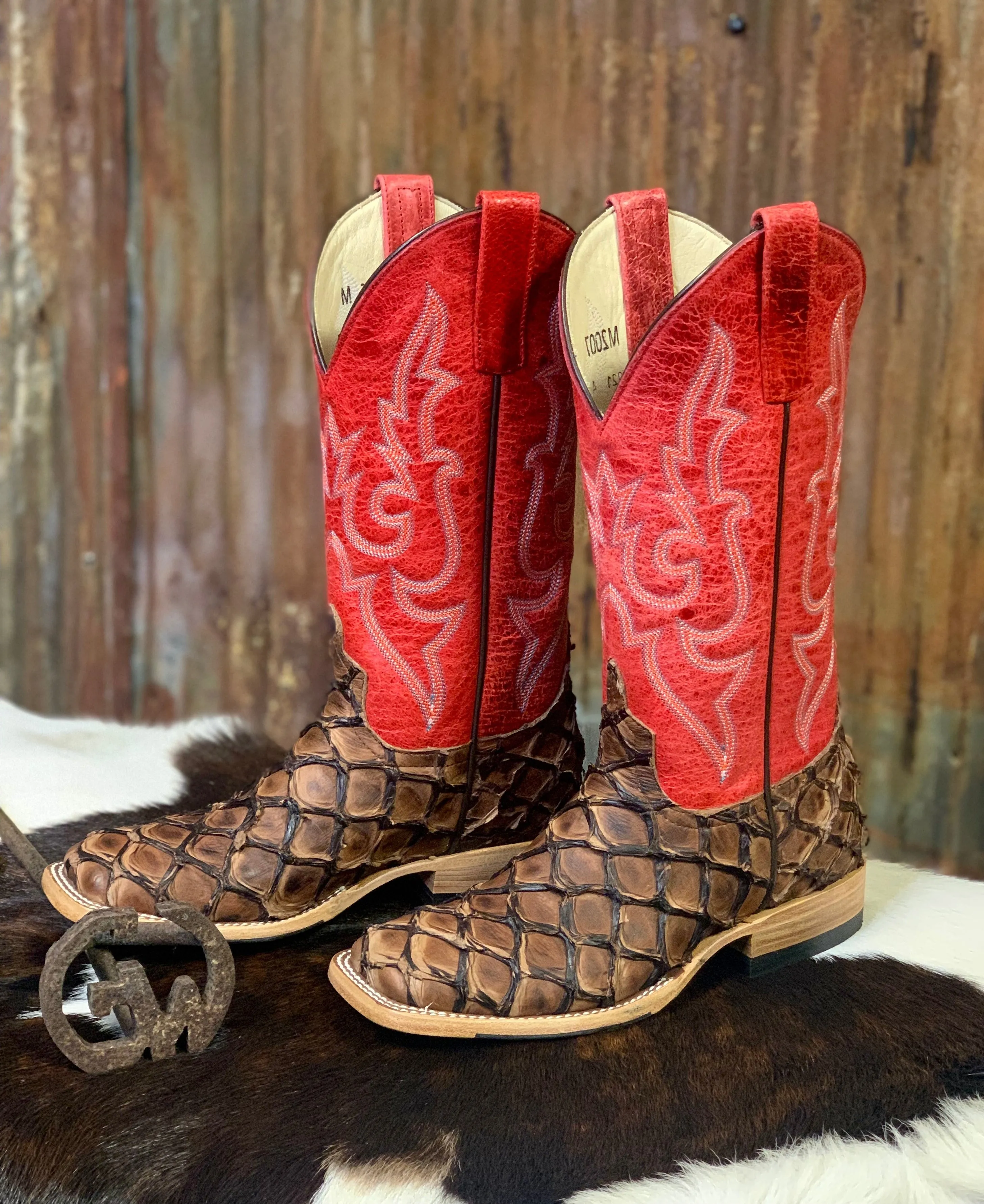 Macie Bean Cigar Matte Big Bass Western Boot