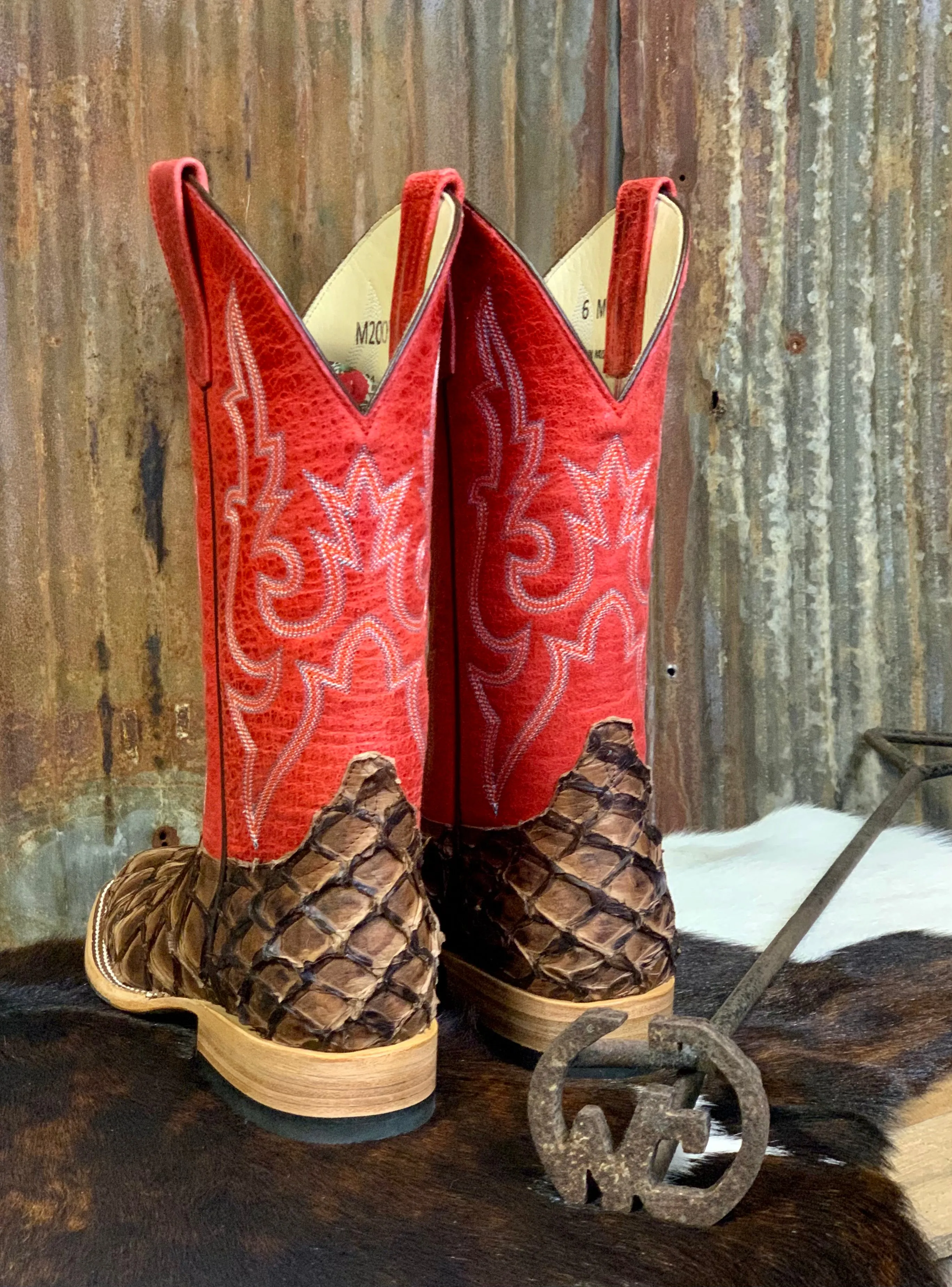 Macie Bean Cigar Matte Big Bass Western Boot