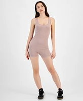 Macy's Hippie Rose Juniors' Seamless Square-Neck Romper