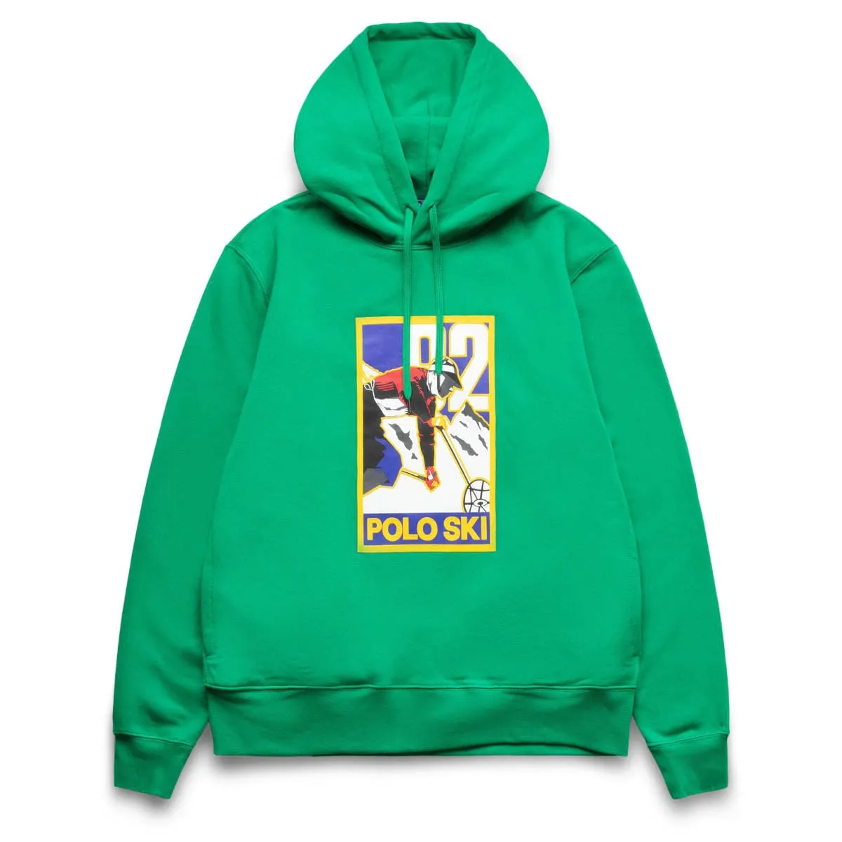 MAGIC FLEECE POLO SKI PRINT HOODIE HOLI SUN VALLEY GREEN | Bodega