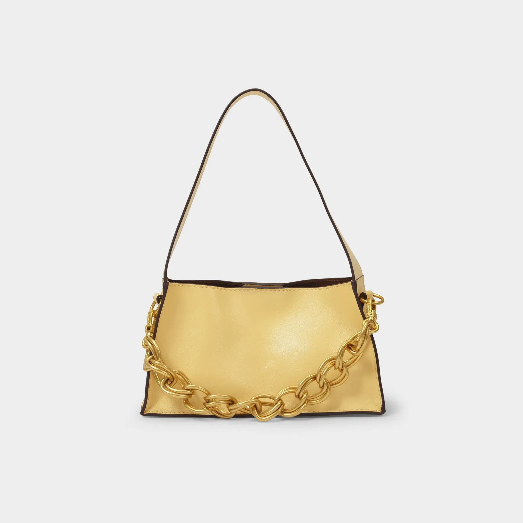 Manu Atelier  Mini Kesme Bag in Yellow Leather