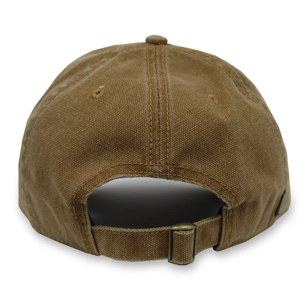 Marines Semper Fidelis Canvas Adjustable Hat (Camel)