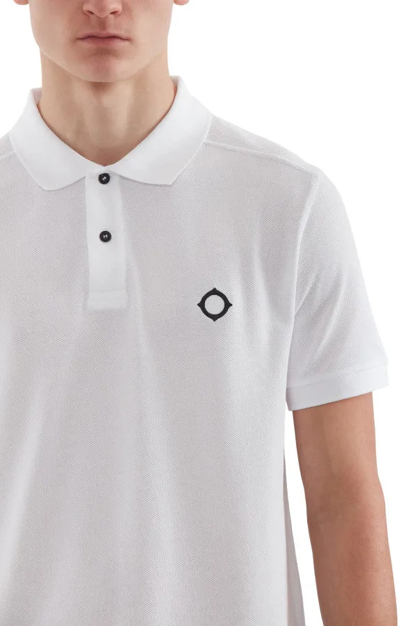 Ma.Strum SS Pique Polo Optic White