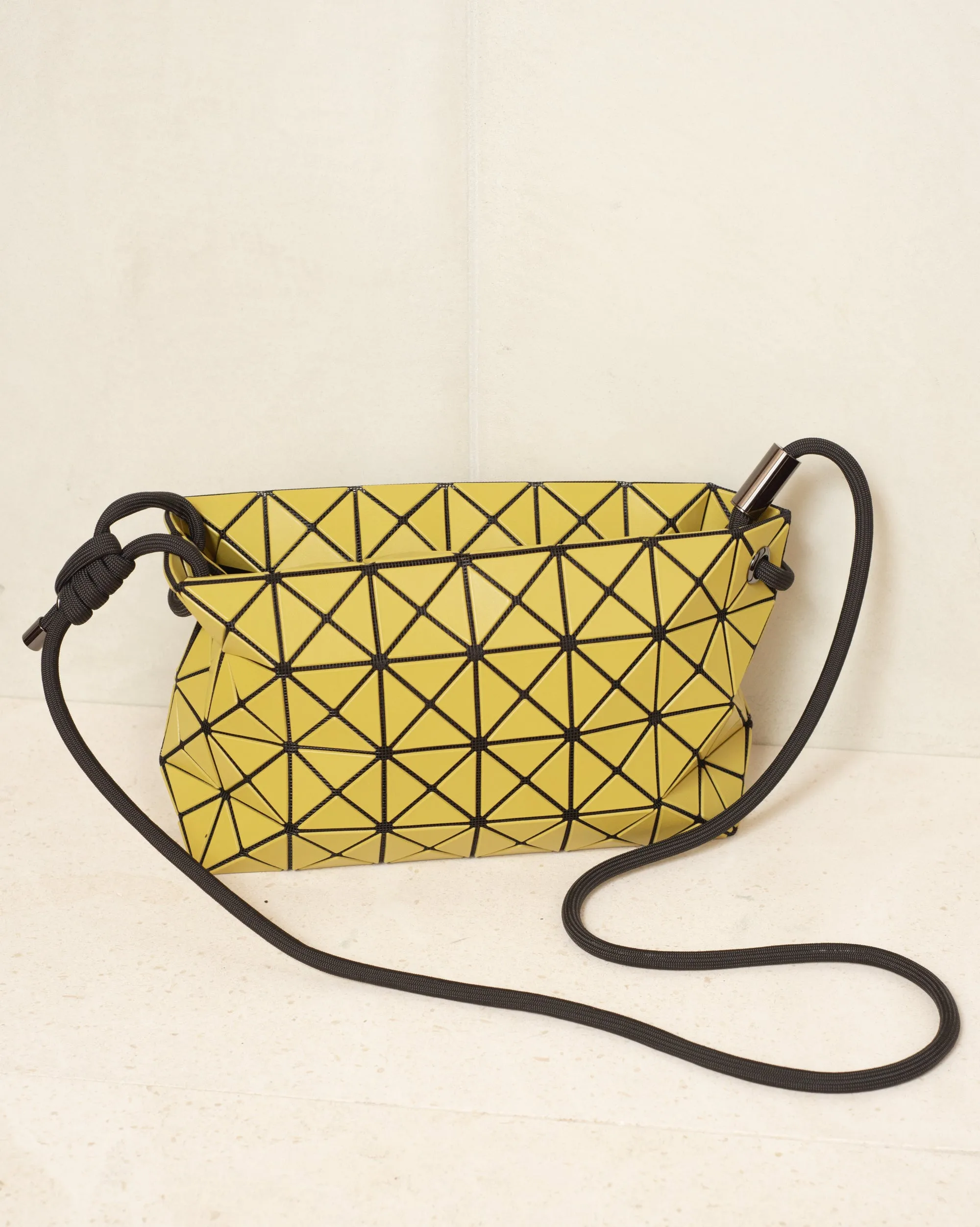 Matte Yellow Loop Shoulder Bag
