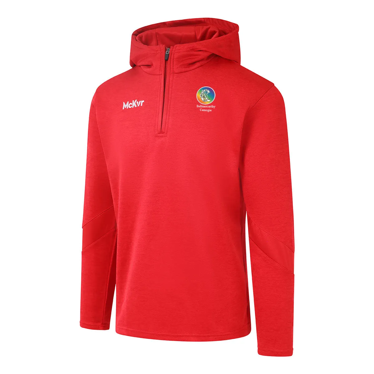 Mc Keever Ballinascarthy Camogie Core 22 1/4 Zip Hoodie - Adult - Red