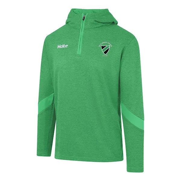 Mc Keever Parnells GAA Core 22 1/4 Zip Hoodie - Adult - Green