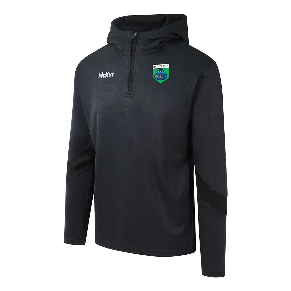 Mc Keever Rathcline GAA Core 22 1/4 Zip Hoodie - Adult - Black