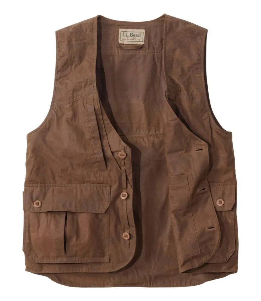 Men's Double L Waxed-Cotton Upland Vest