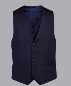 Men's Hackett, Wool Mohair Waistcoat in Bright Navy