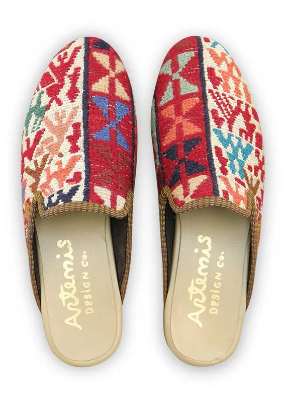 Men's Sumak Kilim Slippers - Size 8