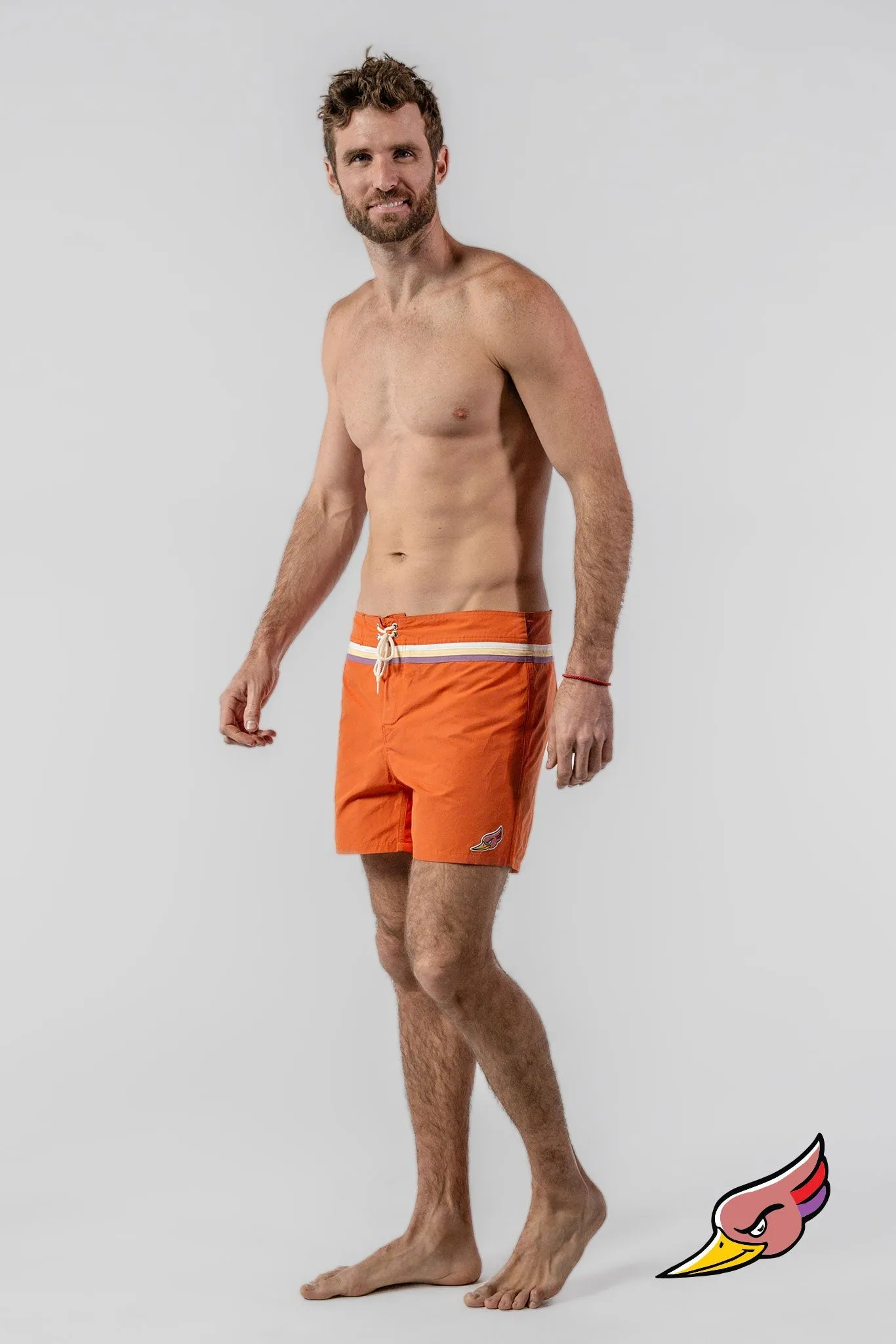 MEN'S SWIM SHORT ORANGE