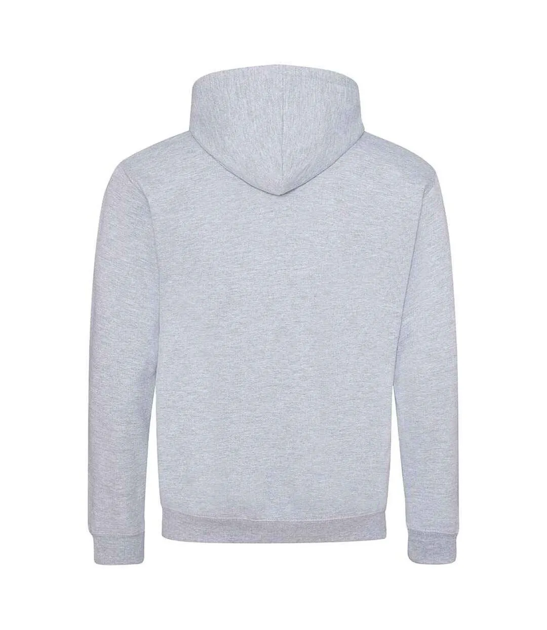 Mens varsity heather full zip hoodie heather grey/french navy Awdis